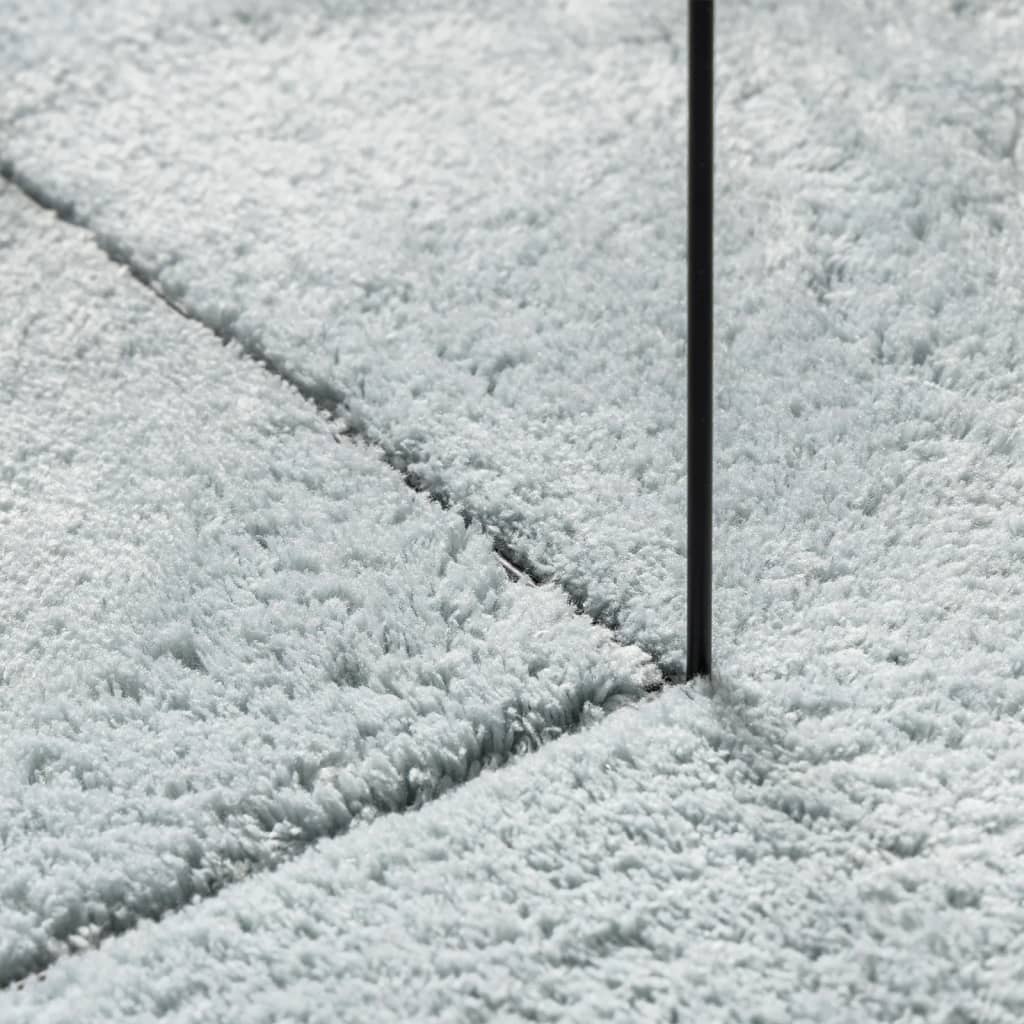 Teppich HUARTE Kurzflor Weich und Waschbar Blau 140x200 cm