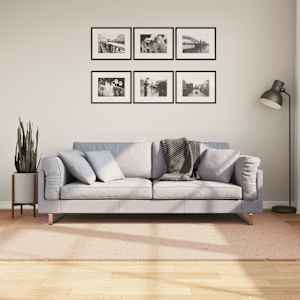 Koberec HUARTE krátký vlas měkký a pratelný blush 140x200 cm - obrázek 1