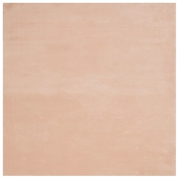 vidaXL vaip HUARTE, l&uuml;hikese narmaga, pestav, kahvaturoosa,160x160cm