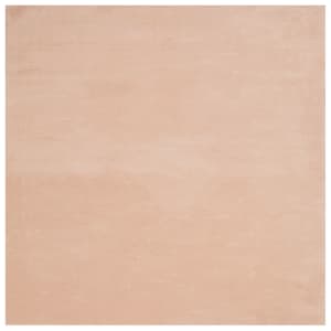 Koberec HUARTE krátký vlas měkký a pratelný blush 160x160 cm - obrázek 2