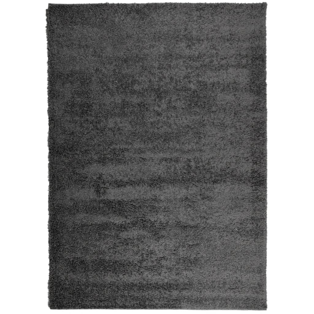 vidaXL Koberec PAMPLONA s vysokým vlasem moderní antracitový 200x280cm