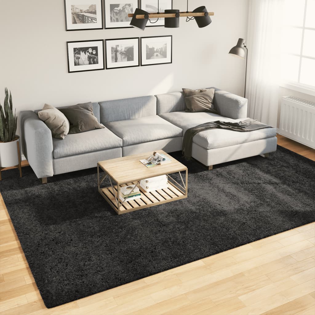 Thumbnail - vidaXL Teppich Shaggy Hochflor Modern Anthrazit 240x340 cm