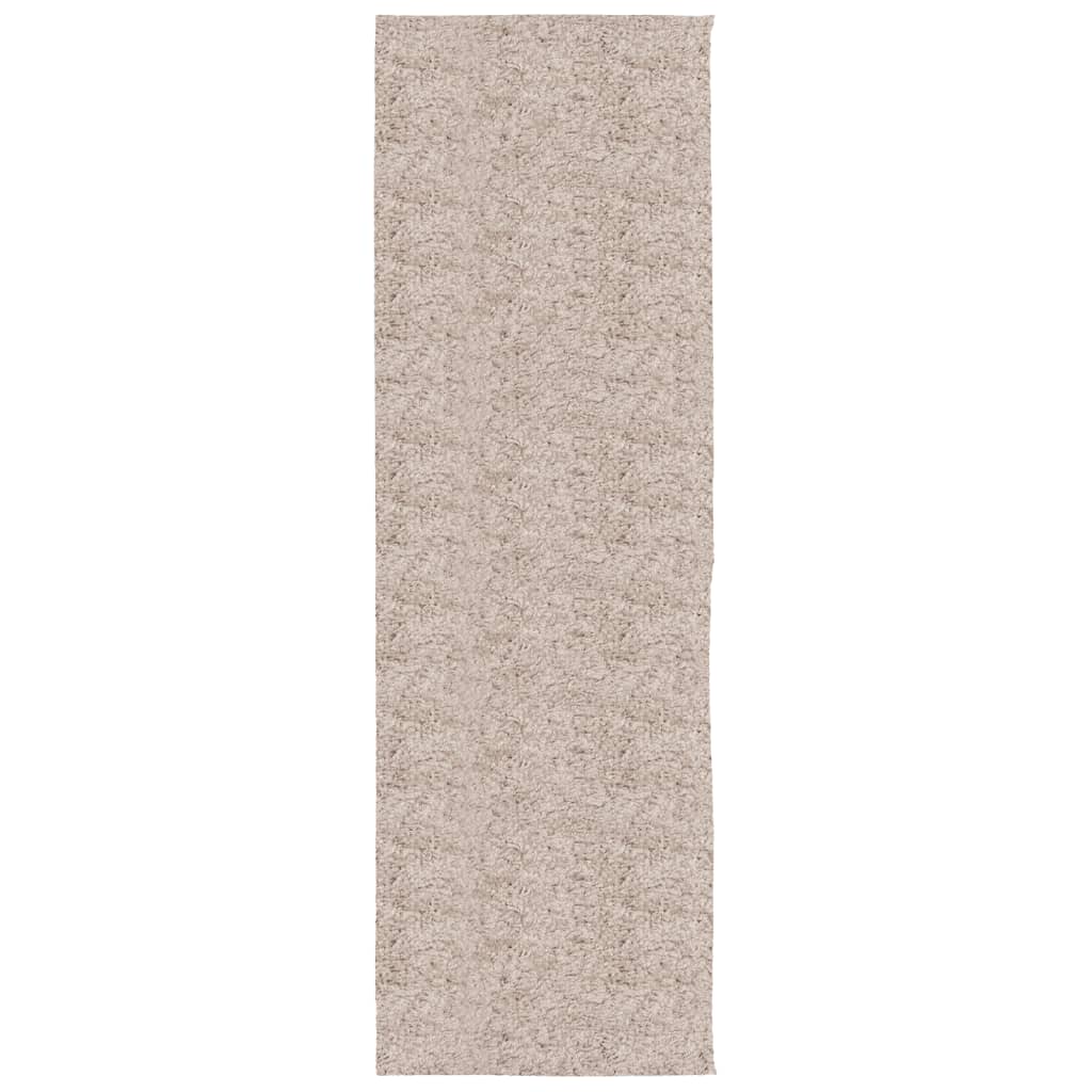 Thumbnail - vidaXL Shaggy-Teppich PAMPLONA Hochflor Modern Beige 80x250 cm