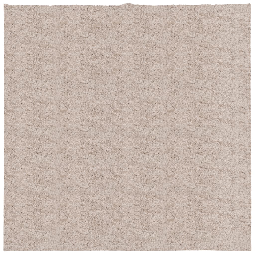 Thumbnail - vidaXL Shaggy-Teppich PAMPLONA Hochflor Modern Beige 160x160 cm