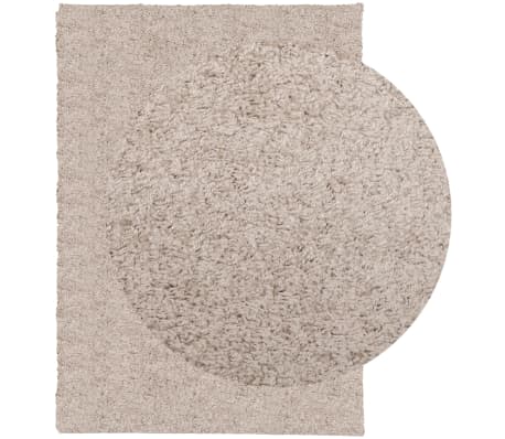 vidaXL Shaggy-Teppich PAMPLONA Hochflor Modern Beige 200x280 cm