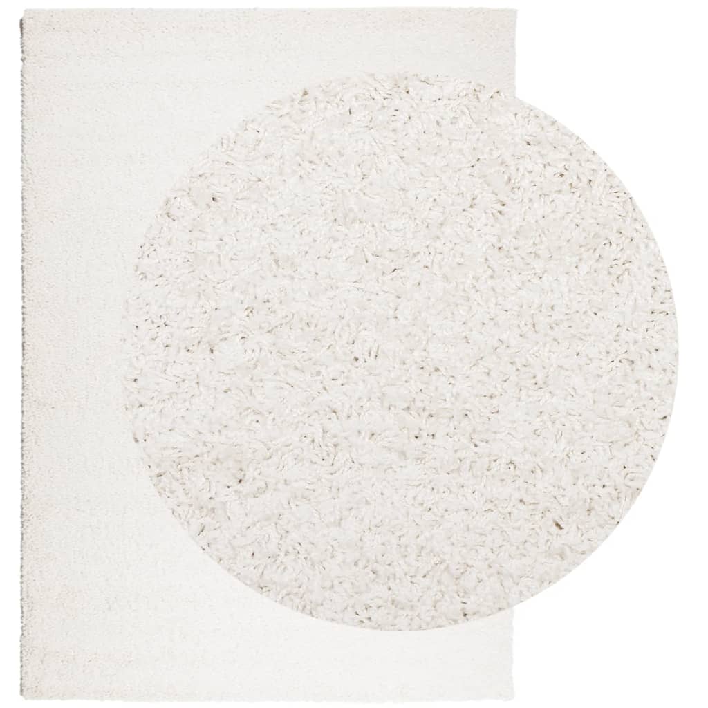 vidaXL Vloerkleed PAMPLONA shaggy hoogpolig modern 200x280 cm crème afbeelding