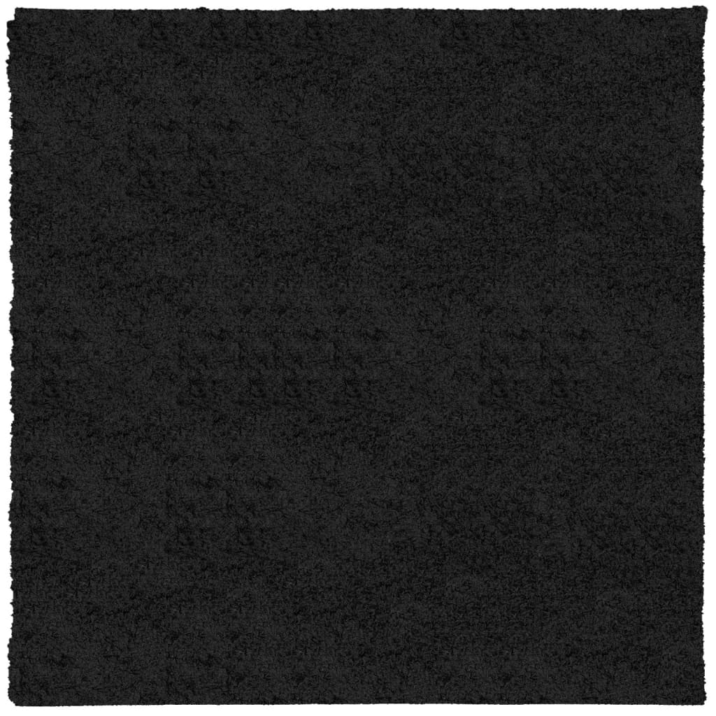 Thumbnail - vidaXL Shaggy-Teppich PAMPLONA Hochflor Modern Schwarz 160x160 cm
