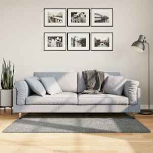 Koberec PAMPLONA s vysokým vlasem moderní zelený 80 x 150 cm - obrázek 1