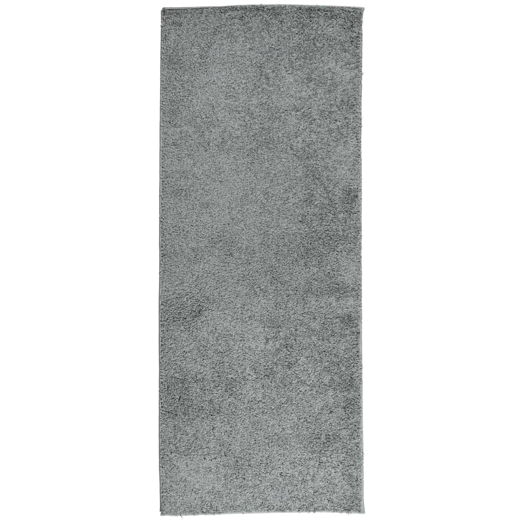 vidaXL Koberec PAMPLONA s vysokým vlasem moderní zelený 80 x 200 cm