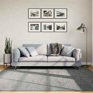Koberec PAMPLONA s vysokým vlasem moderní zelený 200 x 200 cm - obrázek 1