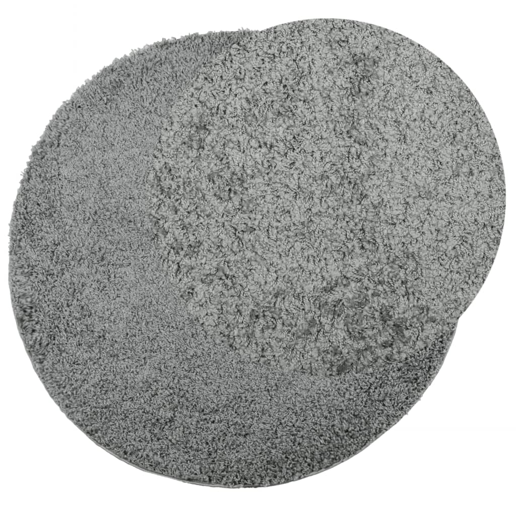 vidaXL Vloerkleed PAMPLONA shaggy hoogpolig modern Ø 80 cm groen afbeelding