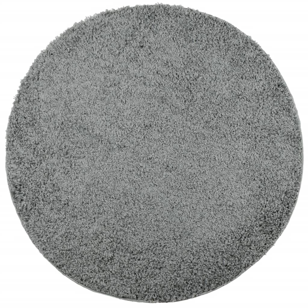 vidaXL Shaggy koberec PAMPLONA, vysoký vlas, moderný, zelený Ø 200 cm