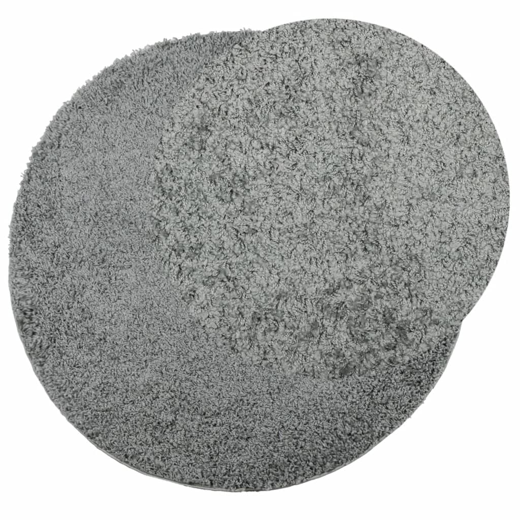 vidaXL Vloerkleed PAMPLONA shaggy hoogpolig modern Ø 240 cm groen afbeelding