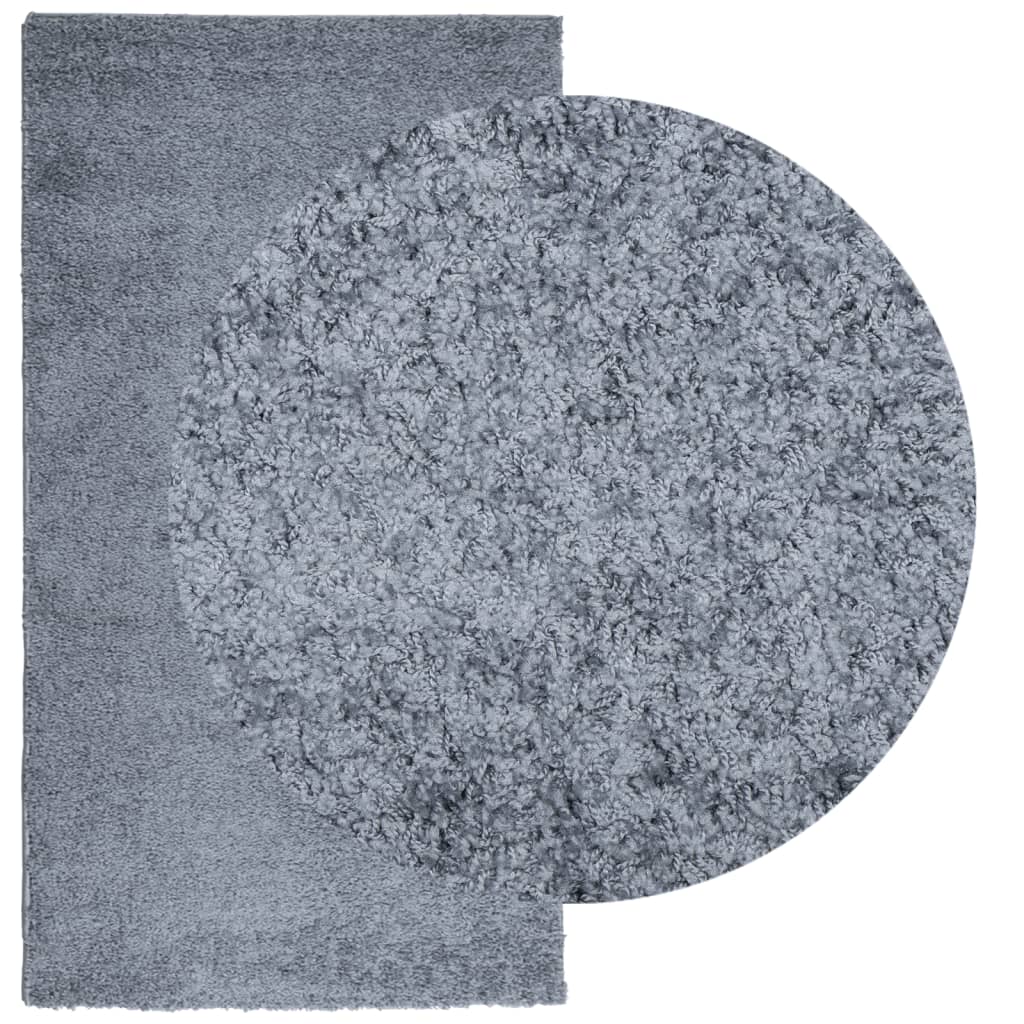 vidaXL Vloerkleed PAMPLONA shaggy hoogpolig modern 60x110 cm blauw afbeelding