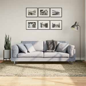 Koberec PAMPLONA s vysokým vlasem moderní zlatý 160 x 230 cm - obrázek 1