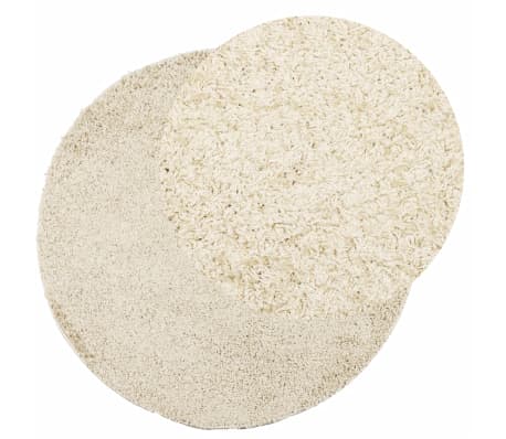 vidaXL Шаги килим с дълъг косъм PAMPLONA модерен златист &Oslash; 280 см