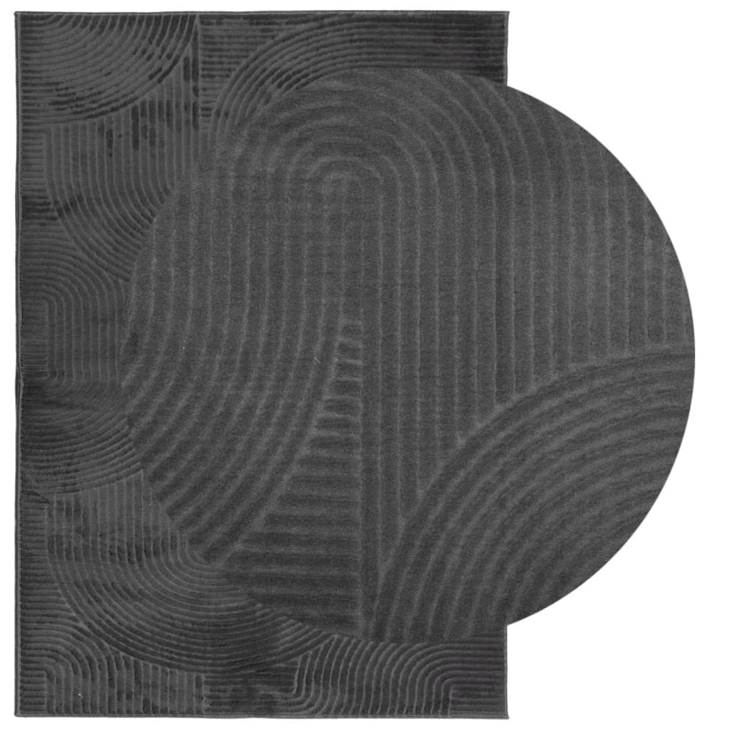 vidaXL Koberec IZA krátky vlas škandinávsky vzhľad antracit 120x170 cm