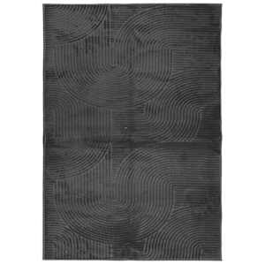Koberec IZA krátký vlas skandinávský vzhled antracit 140x200 cm - obrázek 2