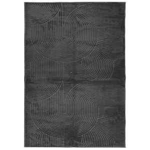 Koberec IZA krátký vlas skandinávský vzhled antracit 160x230 cm - obrázek 2