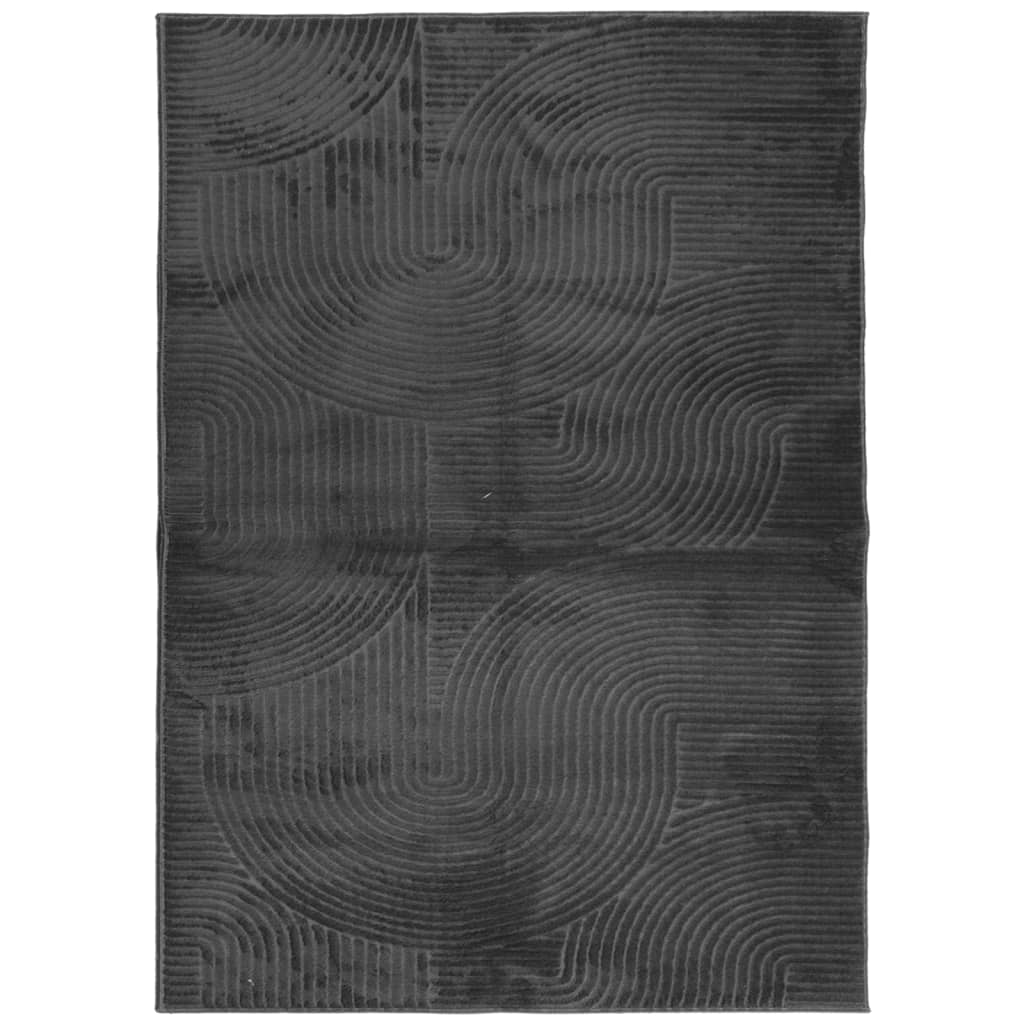 vidaXL Koberec IZA krátký vlas skandinávský vzhled antracit 200x280 cm