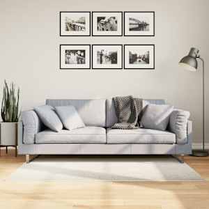 Koberec IZA krátký vlas skandinávský vzhled krémový 80 x 150 cm - obrázek 1