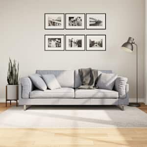 Koberec IZA krátký vlas skandinávský vzhled krémový 140x200 cm - obrázek 1