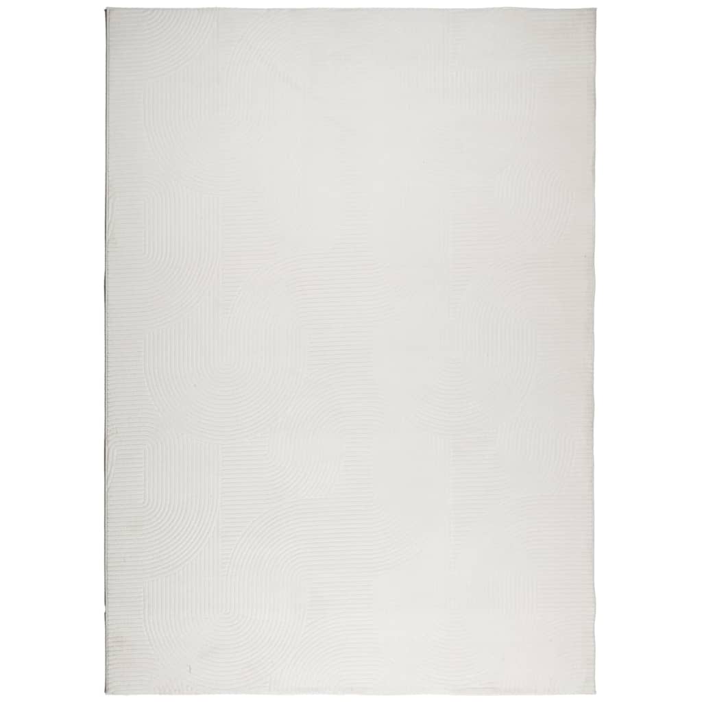 vidaXL Koberec IZA krátký vlas skandinávský vzhled krémový 240x340 cm