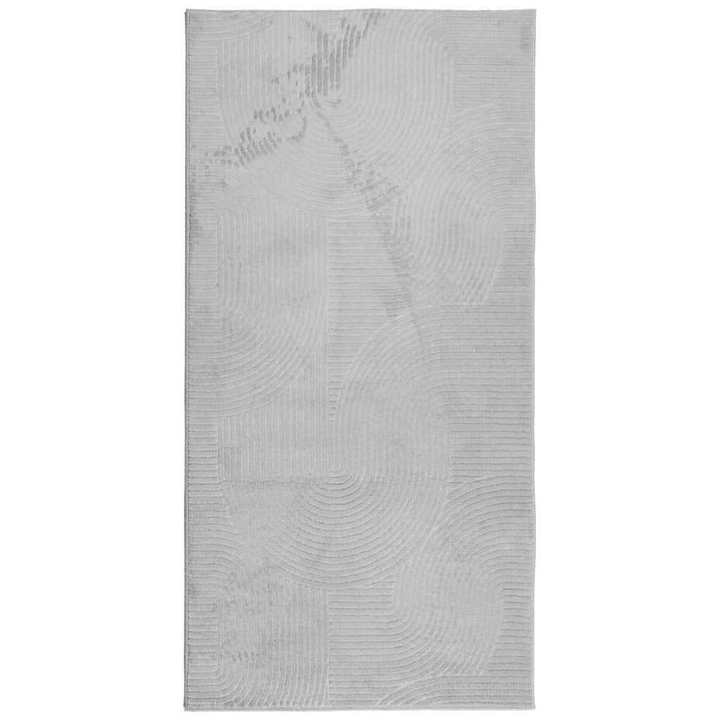 vidaXL Koberec IZA krátký vlas skandinávský vzhled šedý 100 x 200 cm