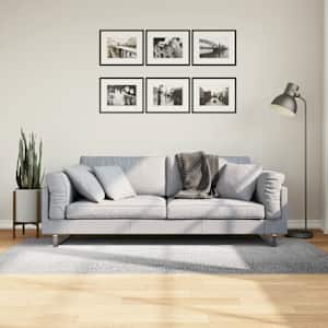 Koberec IZA krátký vlas skandinávský vzhled šedý 100 x 200 cm - obrázek 1