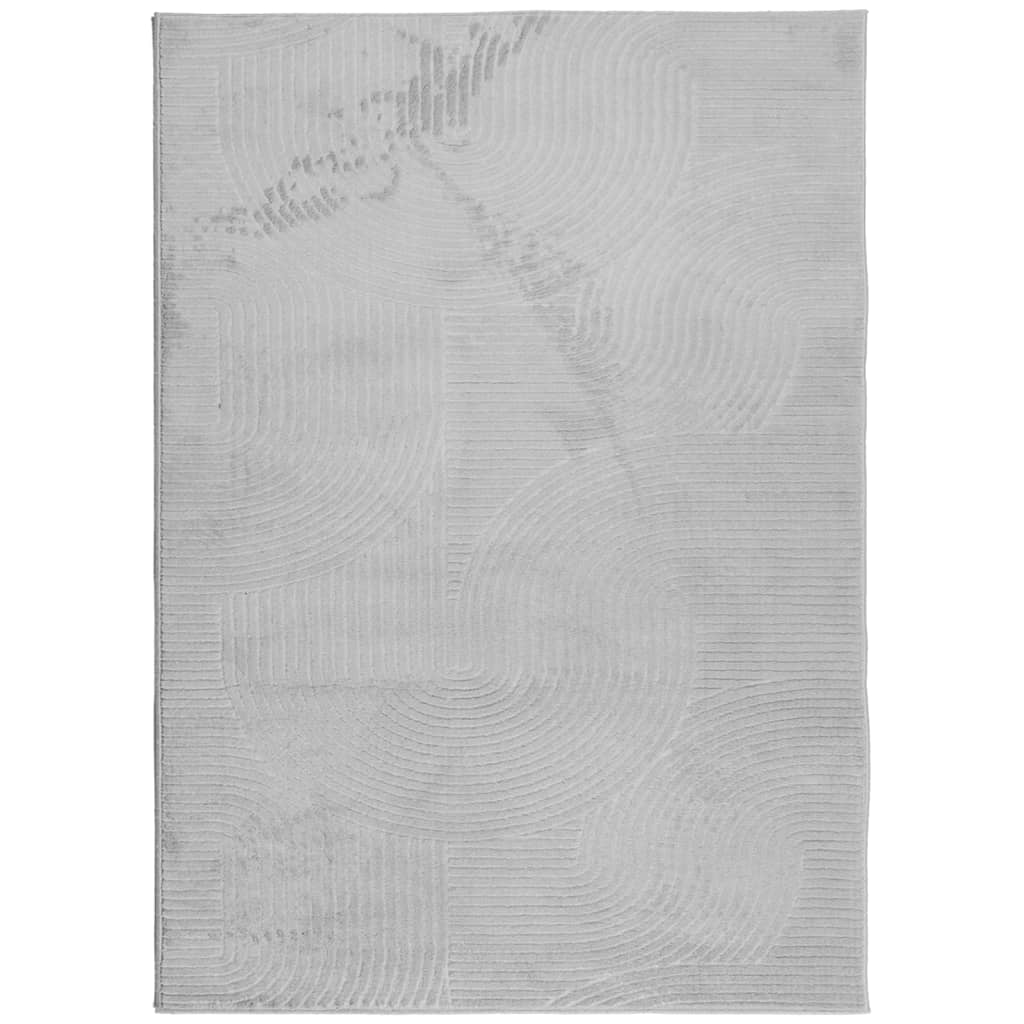vidaXL Koberec IZA krátký vlas skandinávský vzhled šedý 240 x 340 cm