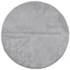 vidaXL vaip IZA, l&uuml;hikese narmaga, Skandinaavialik, hall, &Oslash;80 cm