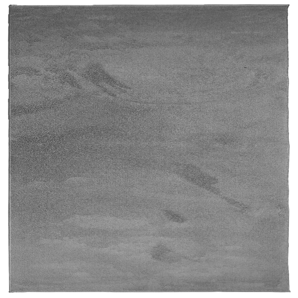 vidaXL Koberec OVIEDO krátký vlas antracitový 120 x 120 cm