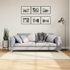 Koberec OVIEDO krátký vlas béžový 120 x 120 cm - obrázek 1