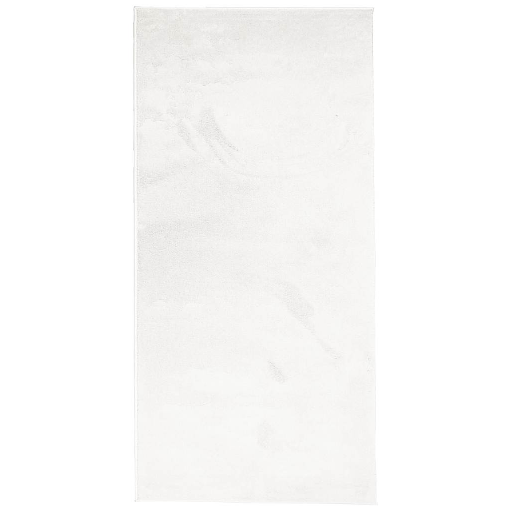 vidaXL Koberec OVIEDO krátký vlas krémový 100 x 200 cm