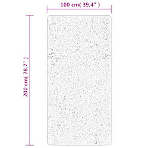 Koberec OVIEDO krátký vlas krémový 100 x 200 cm - obrázek 10