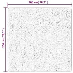 Koberec OVIEDO krátký vlas krémový 200 x 200 cm - obrázek 10