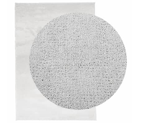 vidaXL Teppich OVIEDO Kurzflor Grau 120x170 cm
