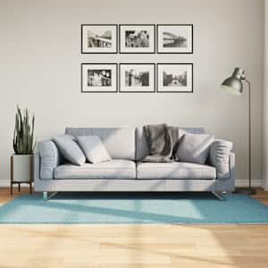Koberec OVIEDO krátký vlas zelený 100 x 200 cm - obrázek 1