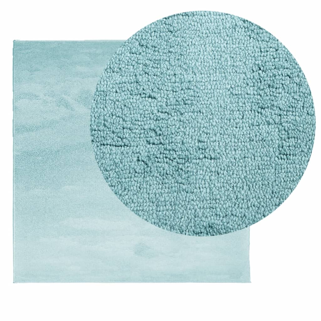 vidaXL Vloerkleed OVIEDO laagpolig 160x160 cm groen afbeelding