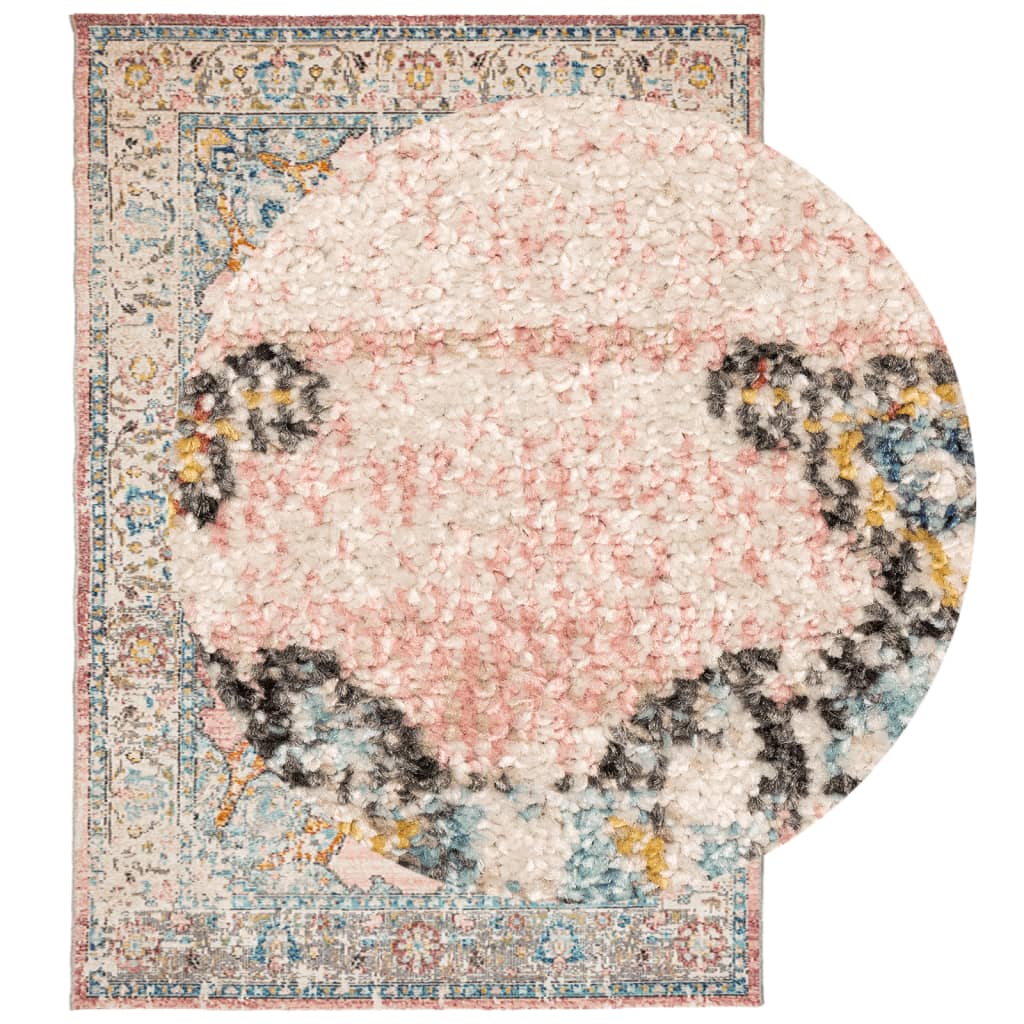 vidaXL Vloerkleed ARBIZU binnen en buiten vintage stijl 140x200 cm afbeelding
