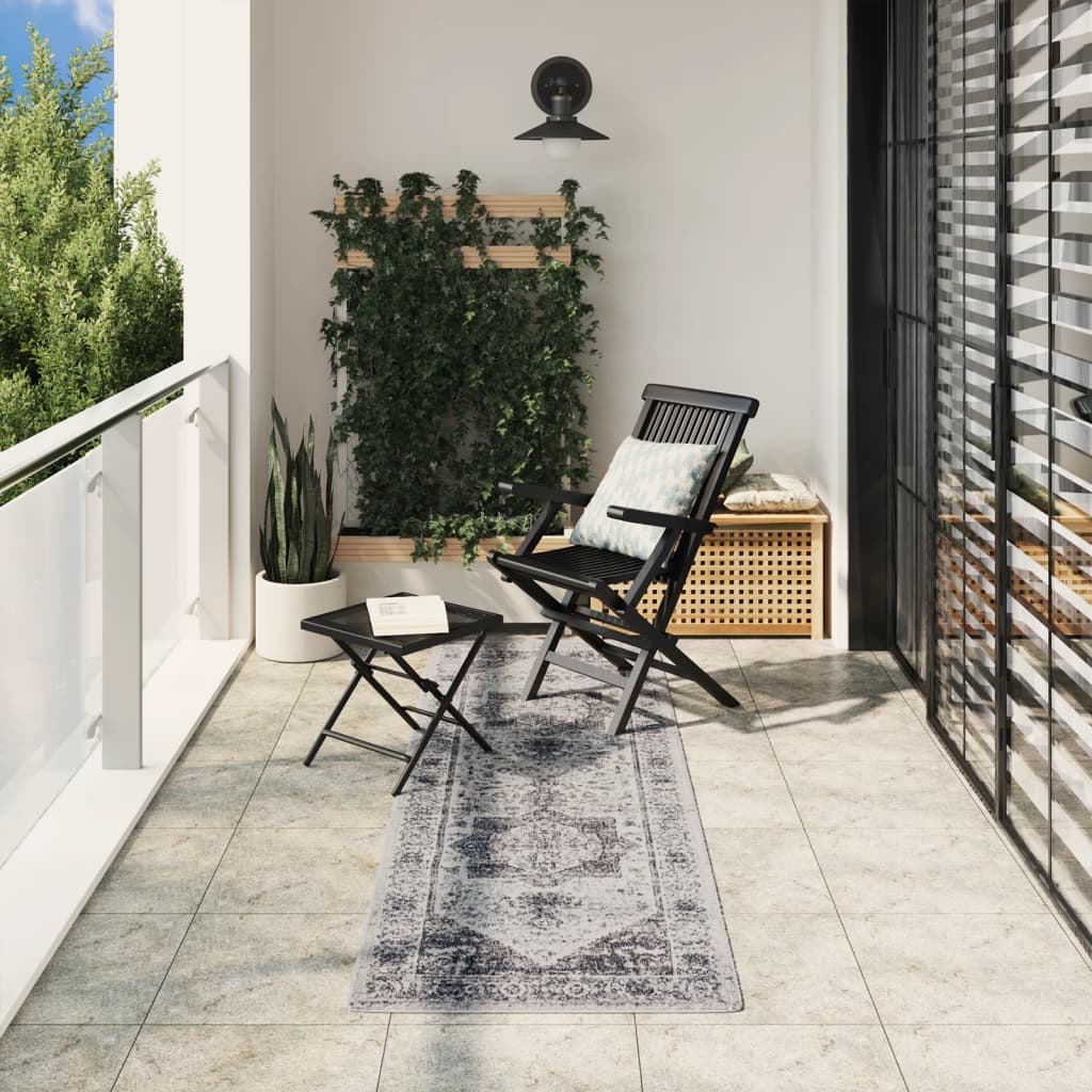 Teppich ARBIZU Indoor und Outdoor Vintage-Design 80×250 cm