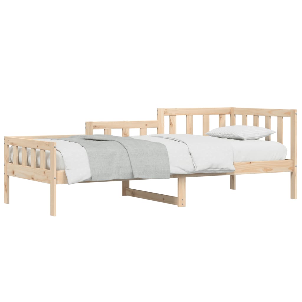 vidaXL Slaapbank zonder matras 90x190 cm massief grenenhout afbeelding