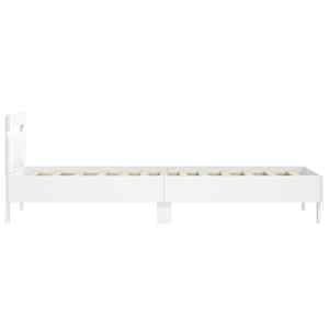 Rám postele s čelem bílý 100 x 200 cm kompozitní dřevo - obrázek 6