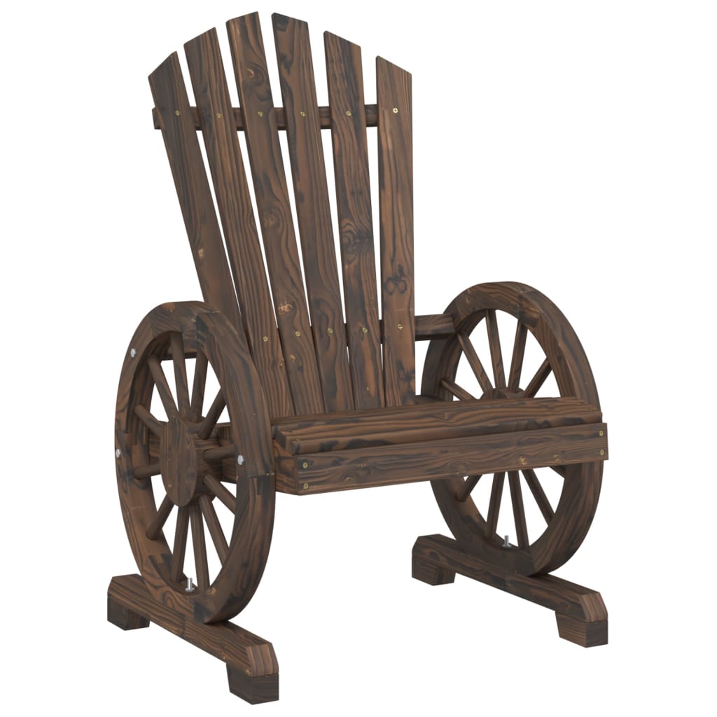 Image of vidaXL Garden Adirondack Chair Solid Wood Fir