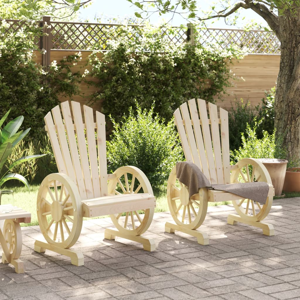 vidaXL Tuinstoelen 2 st Adirondack massief vurenhout afbeelding