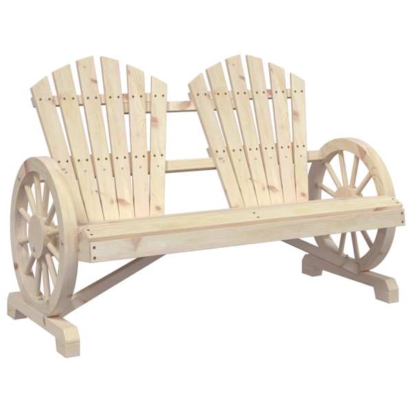 vidaXL 2-kohaline aia Adirondack tool, nulupuit