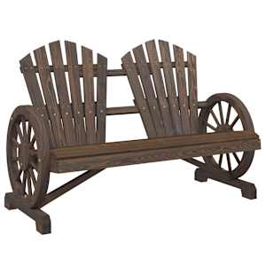 vidaXL 2-kohaline aia Adirondack tool, nulupuit