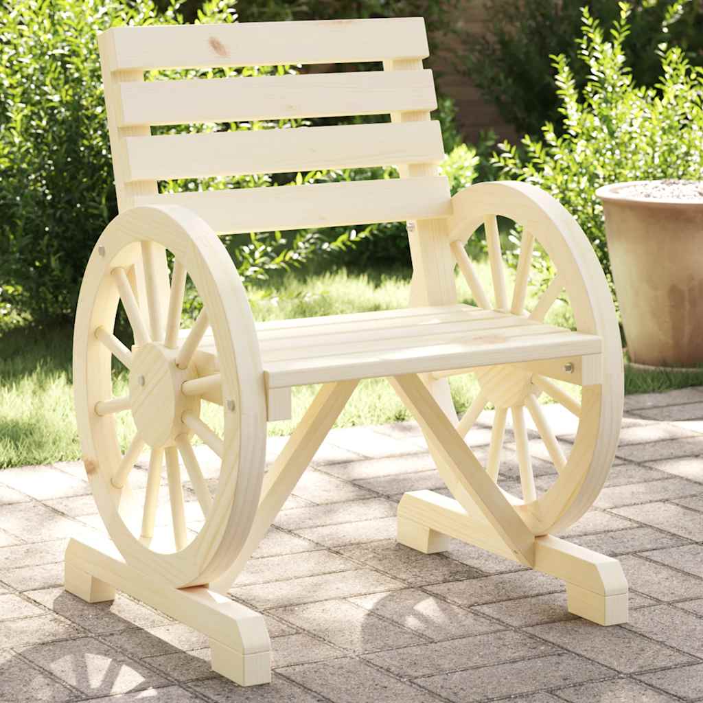 vidaXL Puutarhatuolit 2 kpl 58x58x78,5 cm täysi kuusi