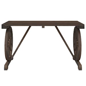 Zahradní stůl 115 x 55 x 65 cm masivní jedlové dřevo - obrázek 4