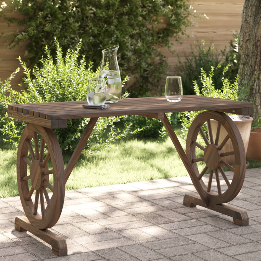 Garden Table Outdoor Table Coffee Patio Dining Table Solid Wood Fir vidaXL